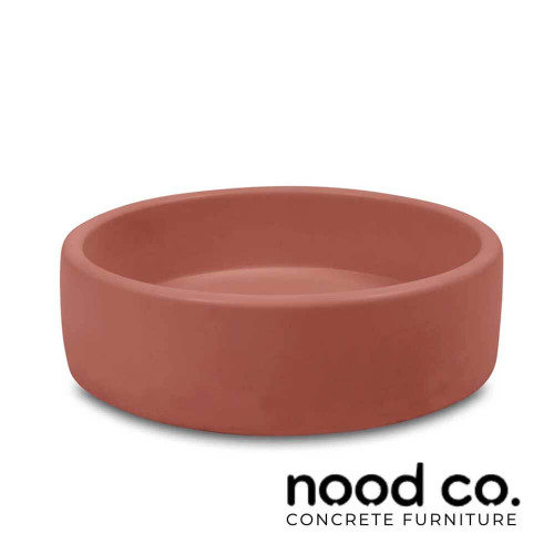 Nood Co Musk Round Concrete Basin Surface Mounted Bathroom Sink Australia