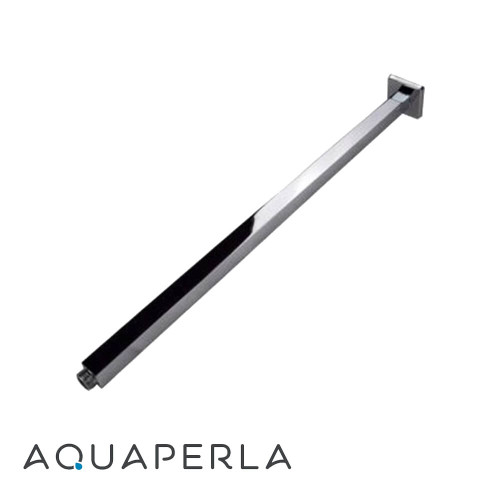 Aquaperla Blaze Square Chrome Ceiling Shower Arm 600mm for luxury bathrooms in Australia.