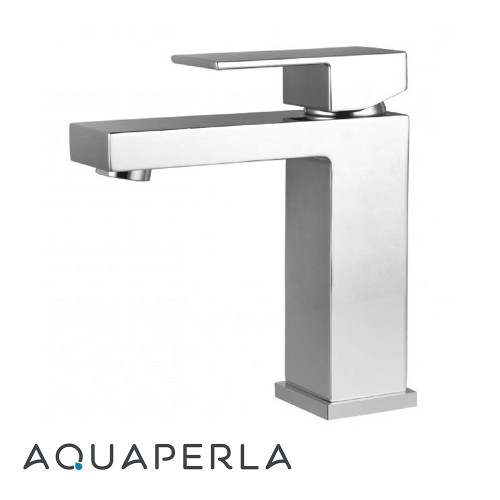 Blaze Chrome Square Basin Mixer Tap, Aquaperla Bathroom Faucet, Melbourne Australia
