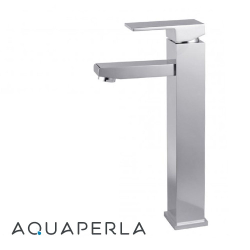 Modern Polished Chrome Tall Basin Mixer Tap for Luxury Bathrooms, Available Australia-wide from Renovator Store.