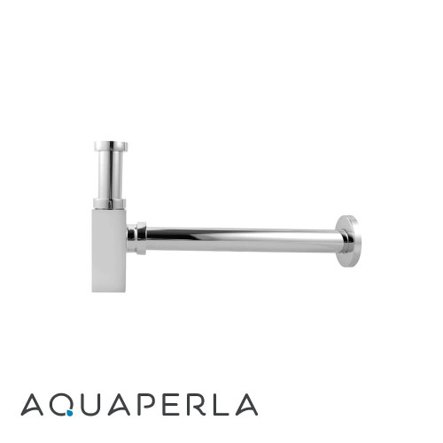 Modern Chrome 32mm Solid Brass Basin Bottle Trap for Australian Bathroom Plumbing Renovations.