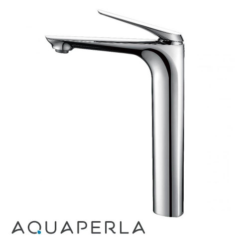 Aquaperla AU Chrome Tall Basin Mixer Tap for modern Australian bathroom renovations.