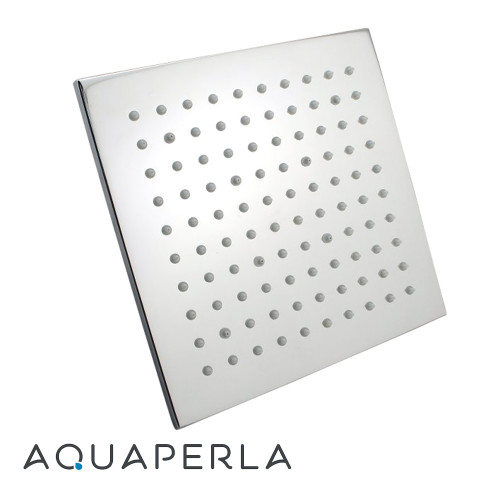 Square Chrome Brass Rainfall Shower Head 250mm Dimension Diagram for Australian Bathrooms