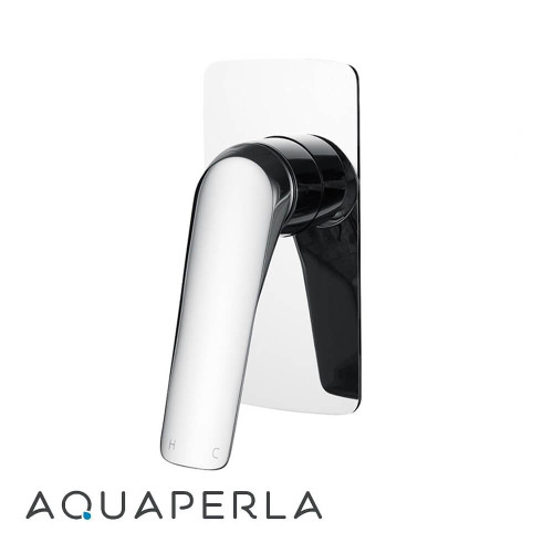 Aquaperla AU Chrome Wall Mounted Shower and Bath Mixer Tap for modern Australian bathroom renovations.