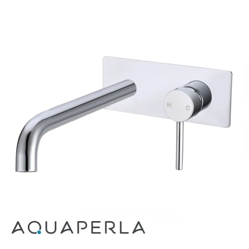 Aquaperla Lucid Pin Round Chrome Basin Mixer Tap with pin lever handle for modern bathroom renovations in Australia.