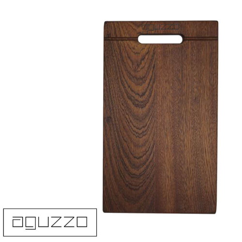 Aguzzo Sapele Hardwood Chopping Board for 400mm Kitchen Sink Bowls in Australia