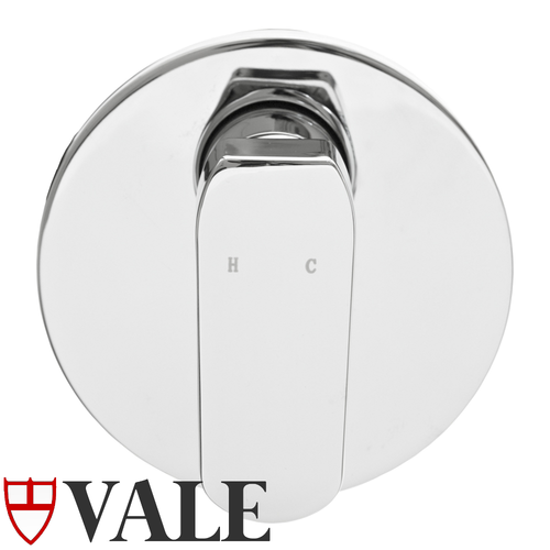 Vale Grande Wall Mounted Shower Mixer with Polished Chrome Finish - Modern Bathroom Tapware Australia