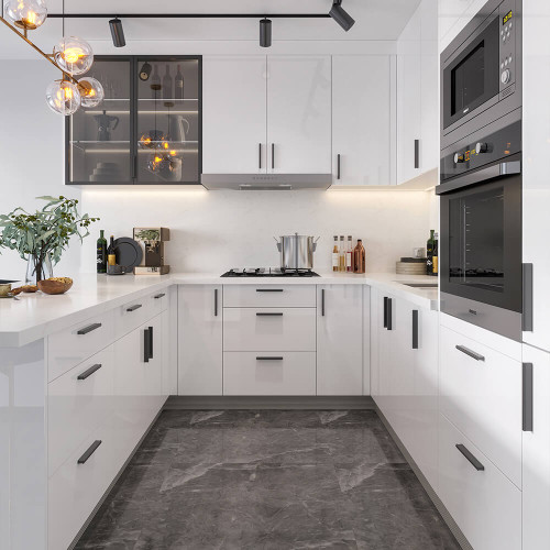 Flat Pack Kitchen Cabinet Filler Panel - 50 x 720mm - 18mm Thick - Glossy White
