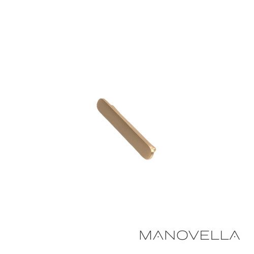 Manovella Imogen Cabinet Handle 127mm Brushed Brass 