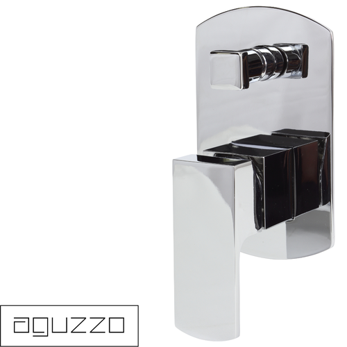 Aguzzo Terrus Chrome Shower Mixer with Diverter, available at Renovator Store Australia.
