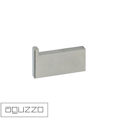 Aguzzo Montangna Polished Stainless Steel Single Robe Hook for Modern Australian Bathrooms