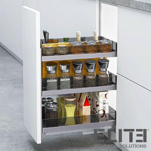 Elite Pull Out Kitchen Cabinet Organiser 300mm Cupboard Storage from Renovator Store Australia