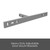 Adjustable door mount brackets for Elite pull-out kitchen pantry units, essential hardware for DIY cabinet installation in Australia.