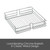 Elite Larder soft-close pull-out kitchen pantry with classic chrome wire baskets for modern Australian home storage, available at Renovator Store.