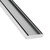 Lauxes Slimline Silk Silver Triple Anodised Aluminium Tile Insert 21mm Shower Grate for Modern Australian Bathrooms