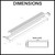 Detailed Dimensions for Lauxes NeXT Generation NXT35 Aluminium Linear Shower Grate for Australian Bathrooms
