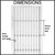 Detailed dimensions for 79mm wide wedge wire stainless steel shower grate insert with 4mm gaps for Australian bathrooms