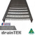 Modern DrainTEK 130mm Stainless Steel Wedge Wire Outdoor Drain Grate Insert for Everhard EasyDRAIN Channels in Australian Landscapes