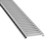 Modern Lauxes Silk Silver Linear Storm Water Grate for Durable Australian Outdoor Drainage Solutions