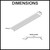 Detailed dimensions and technical drawing for the Lauxes NeXT Generation Silk Silver Storm Water Linear Grate for Australian outdoor drainage.