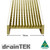 Modern Brushed Gold Wedge Wire Stainless Steel Shower Grate Cover for Contemporary Australian Bathrooms
