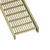 Modern Brushed Gold Stainless Steel Linear Shower Grate Cover for Contemporary Australian Bathrooms