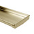 Custom Brass Wedge Wire Heel Guard Shower Grate for Modern Australian Bathrooms