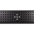 Modern Dark Grey Stainless Steel Linear Shower Grate with Square Hole Pattern for Australian Bathrooms