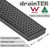DrainTEK 120mm Wide Square Hole Stainless Steel Shower Grate in Gunmetal Grey for Modern Australian Bathrooms