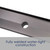 Durable Fully Welded Stainless Steel Wide Linear Shower Grate in Grey for Modern Australian Bathrooms