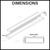 Lauxes Slimline Tile Insert Shower Grate Dimensions Diagram for Modern Australian Bathrooms