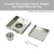 Modern Stainless Steel Square Shower Floor Waste with Removable Drainer Basket for Australian Bathrooms