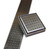 Modern Stainless Steel Square Tile Insert Floor Waste for Australian Bathrooms