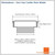 Technical Diagram of Square Tile Insert Shower Floor Waste with Dimensions for Australian Bathrooms