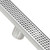 Modern Square Hole Chrome Stainless Steel Shower Floor Grate for Australian Bathroom Drainage