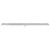 Modern Long Stainless Steel Linear Shower Drain with Wedge Wire Grate for Contemporary Bathroom Renovations