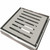 Modern Vision Stainless Steel Shower Grate with Centre Outlet for Australian Bathrooms