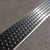 Modern Stainless Steel Linear Shower Drain with Square Hole Pattern Grate for Australian Bathrooms
