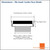 Technical Diagram showing dimensions for a Square Tile Insert Shower Drain for Australian bathrooms