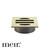 Meir Square Brass Shower Floor Waste in PVD Tiger Bronze for Modern Australian Bathrooms