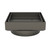 Modern Meir Shadow Gunmetal Square Tile Insert Shower Floor Waste with 100mm Outlet for Australian Bathrooms