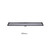 Modern Radiant Gun Metal Grey 316 Stainless Steel Linear Tile Insert Shower Grate 600mm for Australian Bathrooms