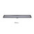 Modern Radiant Gunmetal Grey 900mm Tile Insert Linear Shower Grate for Australian Bathroom Renovations