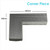 Modern Stainless Steel Corner Piece for 120mm Wide Indoor Shower Grates in Australian Bathrooms