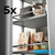 Higold Diamond PRO Pull Out Pantry Unit with 5 Soft Close Baskets and Matte Grey Trays for Kitchen Storage Australia