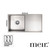 Meir Lavello Single Bowl and Drainboard 840mm PVD Brushed Nickel Stainless Steel Kitchen Sink, Australian Home Design.