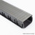 DrainTEK Wedge Wire Stainless Steel Grate Insert on Deep Plastic Drainage Channel for Outdoor Landscaping and Driveways in Australia