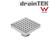 DrainTEK 316 Stainless Steel Square Floor Waste with Tetra Square Hole Design, Australian Standard Shower Drain.