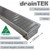 DrainTEK 100mm Wide 316L Stainless Steel Outdoor Wedge Wire Drainage Channel for Pool and Landscape Projects, Australia.