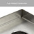 Fully welded 304 stainless steel square floor waste drain with wedge wire grate for Australian bathrooms and showers.